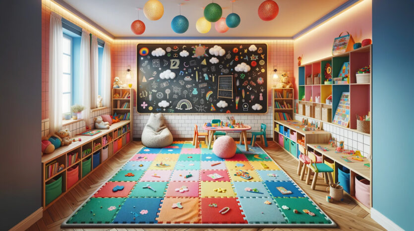 Interior Playing Room Kids