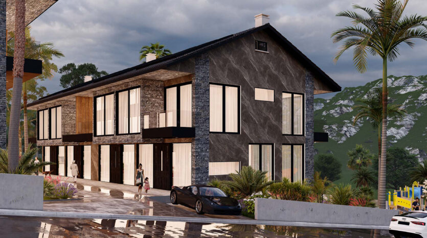 Yalova_16Villas_Project_Nightview_1Row