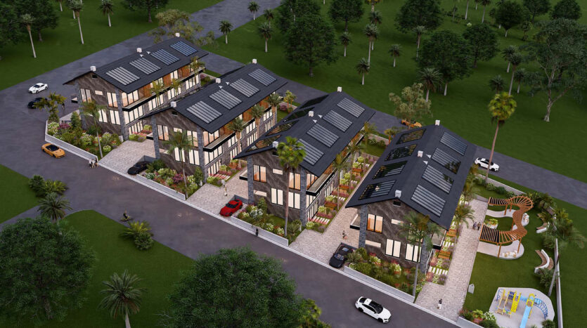 Yalova_16Villas_Project_Nightview_Birdperspective
